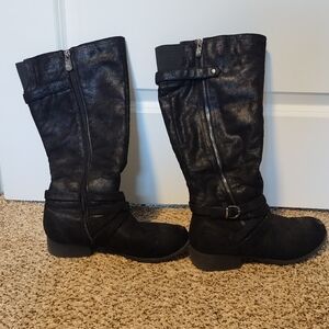 Black Boots - Below Knee